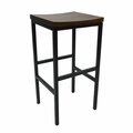 Guest Room 30 in. Aileen Bar Stool Chestnut & Black GU2849925